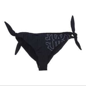 Roberto Cavalli Logo Side Tie Bikini Bottom Medium NWOT